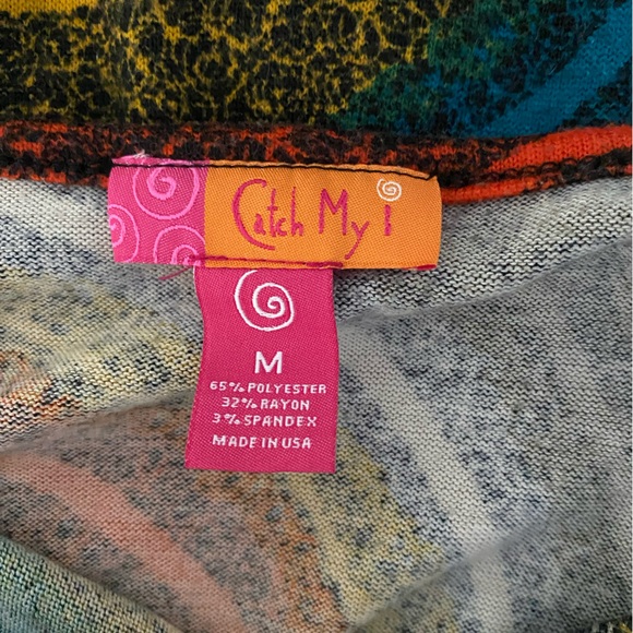 Catch My I BodyCon M Knit Dress
Multicolor Boho 
Abstract pattern 
Very stretchy - Picture 3 of 4